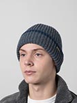 Шапка STETSON арт. 8589310 BEANIE MERINO WOOL (синий)
